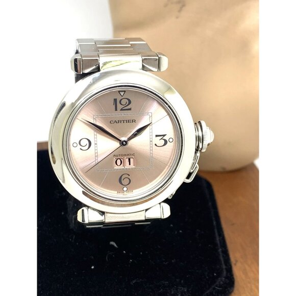 Cartier Pasha Women\'s Watch 2475 Swiss Automatic Rose Dial Stainless Steel 35mm main image 11